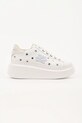 Karl Lagerfeld sneakersy skórzane ANAKAPRI platforma biały KL63528.01S