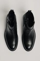 Karl Lagerfeld bőr csizma BLAKE fekete KL41444.000