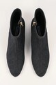 Karl Lagerfeld botki skórzane BONNIE czarny KL30351A.DAA