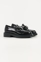 Karl Lagerfeld bőr mokaszin MACIE KL41217.000 fekete AW25