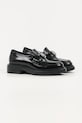 Karl Lagerfeld mocasini de piele MACIE KL41217.000 negru AW25