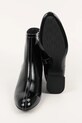 Karl Lagerfeld bőr csizma BONNIE KL30351.100 fekete