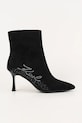 Σουέτ μπότες Karl Lagerfeld SIENNA στιλέτο μαύρο KL32743A.50S