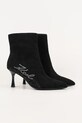 Σουέτ μπότες Karl Lagerfeld SIENNA KL32743A.50S μαύρο AW25