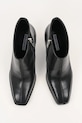 Karl Lagerfeld bőr csizma KARL NFT HEEL fekete KL39135.000
