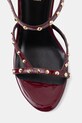 Πέδιλα Just Cavalli μπορντό 79RA3S20ZSD52343