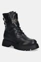 Just Cavalli workery imitacja skóry licowej czarny 79RA3S97ZSD64899