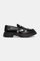 Παπούτσια Δερμάτινα μοκασίνια Camper TWS K201832.001 μαύρο