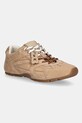 Nokwol sneakers din piele întoarsă Atlas plată bej Atlas.Beige.Suede