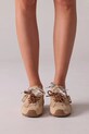 Велурени маратонки Nokwol Atlas Atlas.Beige.Suede