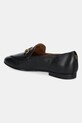 Încălțăminte Nokwol mocasini de piele Gate Gale.Black.Leather negru