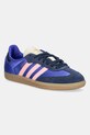 adidas Originals sneakers Samba OG piele întoarsă albastru JS1317