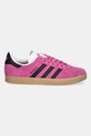 Замшеві кросівки adidas Originals Gazelle JS1382 рожевий AW25