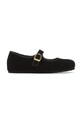 Birkenstock baleriny skórzane Santa Clarita Planet friendly czarny 1030802