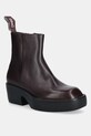 Camper cizme de piele Billie 5-8 cm burgundia K400754.007