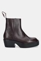 Camper cizme de piele Billie K400754.007 burgundia AW25