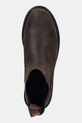 Camper cizme chelsea din nubuc Dean maro K400761.006