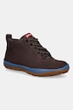 Camper sneakers din nubuc Peu Pista GM plată maro K400481.026