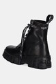Încălțăminte New Rock bocanci de piele CRUST NEGRO + TOWER CASCO M.WALL084NP.C8 negru