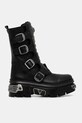 New Rock workery skórzane CRUST NEGRO REACTOR CASCO TOBERAS M.WALL373N.C1 czarny AW25