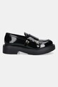 Love Moschino mokasyny skórzane JA10104G1NIH0000 czarny AW25
