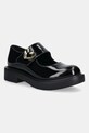 Love Moschino buty skórzane skóra lakierowana czarny JA10114G1NIH0000