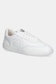 Love Moschino sneakersy skórzane płaska biały JA15112G1NIA0100