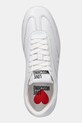 Love Moschino sneakersy skórzane biały JA15112G1NIA0100
