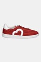 Love Moschino sneakersy zamszowe JA15112G1NIG0500 czerwony AW25