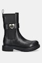 Love Moschino botki skórzane JA24044G1NIA0000 czarny AW25