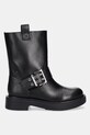 Δερμάτινες μπότες Love Moschino JA24064G1NIA000A μαύρο AW25