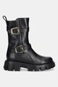 Love Moschino botki skórzane JA24095G1NIA0000 czarny AW25