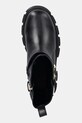 Love Moschino botki skórzane czarny JA24095G1NIA0000