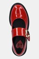 Love Moschino baleriny skórzane czerwony JA10114G1NIH0500