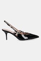 Love Moschino szpilki skórzane JA10287G1NIH0000 czarny AW25