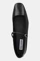 Love Moschino baleriny skórzane czarny JA11071G1NII0000