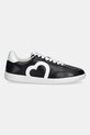 Love Moschino sneakersy skórzane JA15112G1NIA100A czarny AW25