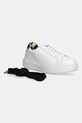 Love Moschino sneakersy skórzane JA15174G1NIA810A biały