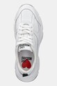 Love Moschino sneakersy skórzane biały JA15246G1NIA0100