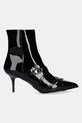 Love Moschino cizme de piele JA21047G1NIH0000 negru AW25