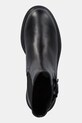 Love Moschino sztyblety skórzane czarny JA24054G1NIAX000