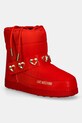 Love Moschino śniegowce imitacja skóry licowej czerwony JA24182G1NISD50A
