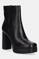 Aldo cizme de piele VAYLEN peste 8 cm negru 14055283.VAYLEN