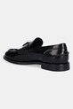Boty Kožené mokasíny MSGM 3941MDS152.954.99 černá