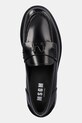 Kožené mokasíny MSGM černá 3941MDS152.954.99