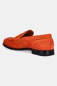 Scarpe MSGM mocassini in pelle 3941MDS153.995.10 arancione