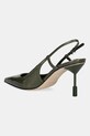 Boty Kožené lodičky MSGM 3941MDS931.818.36 zelená