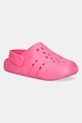 Pantofle adidas Adilette Clog 2.0 plochý růžová JR1260