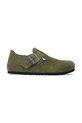 Birkenstock półbuty zamszowe London Planet friendly zielony 1030829.