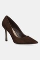 Nubukové podpätky Aldo STESSY3.0 ostrá hnedá 14119482.STESSY3.0